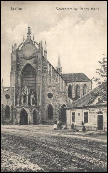 Sedlec kostel 1912